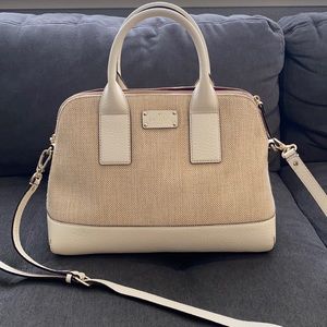 Large Cream Kate Spade Purse